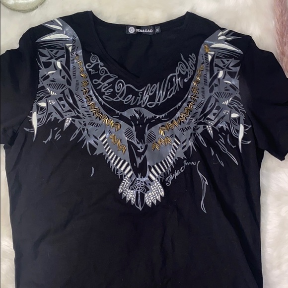 COPY - Black stylish shirt - Picture 4 of 5